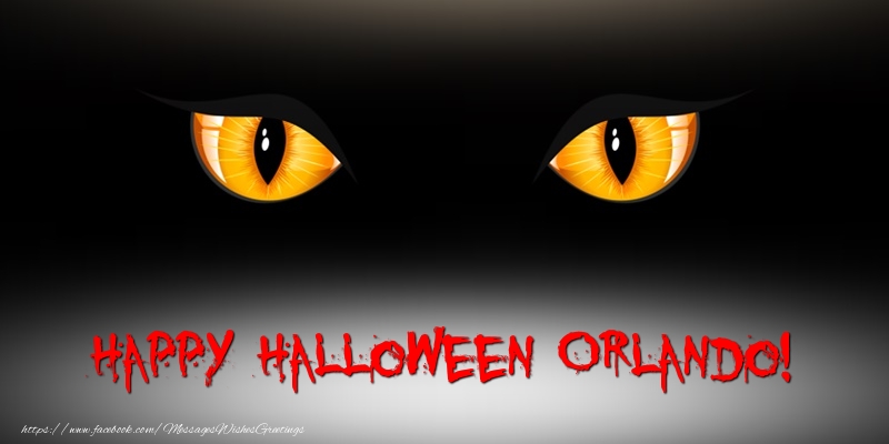 Greetings Cards for Halloween - Happy Halloween Orlando!