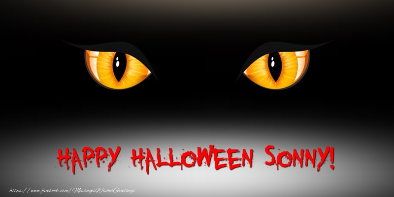 Greetings Cards for Halloween - Happy Halloween Sonny!
