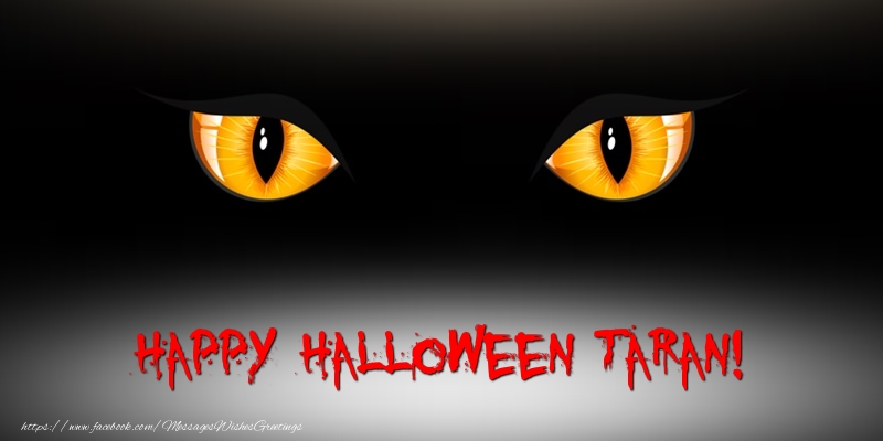 Greetings Cards for Halloween - Happy Halloween Taran!