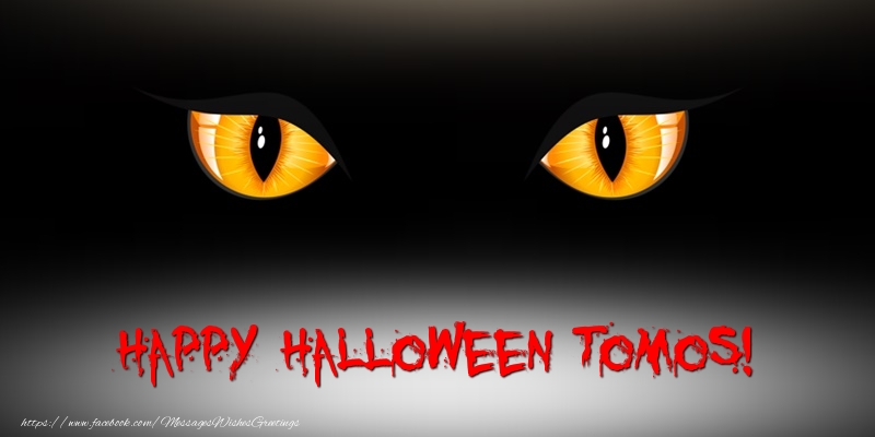 Greetings Cards for Halloween - Happy Halloween Tomos!