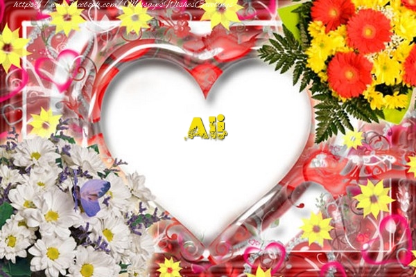Greetings Cards for Love - Ali