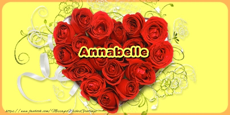Greetings Cards for Love - Annabelle