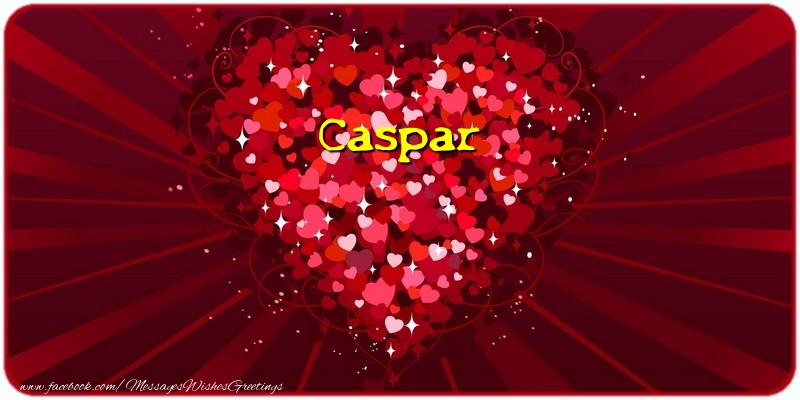 Greetings Cards for Love - Caspar