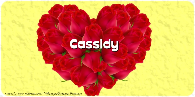 Greetings Cards for Love - Hearts | Cassidy