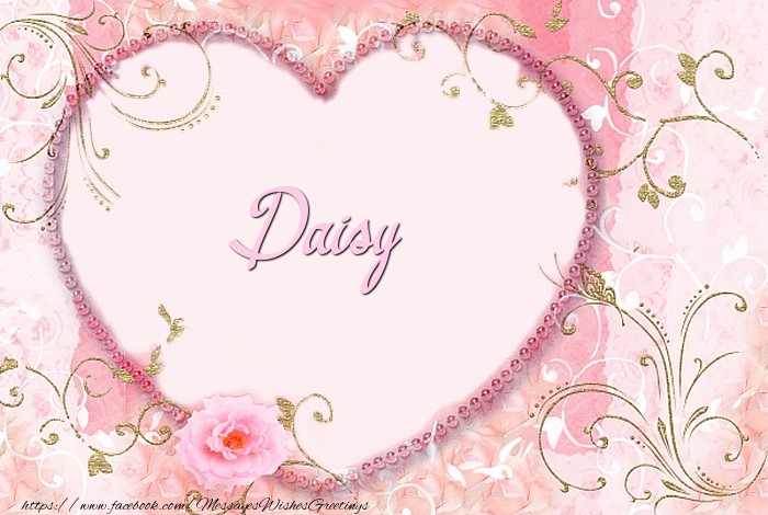 Greetings Cards for Love - Hearts | Daisy