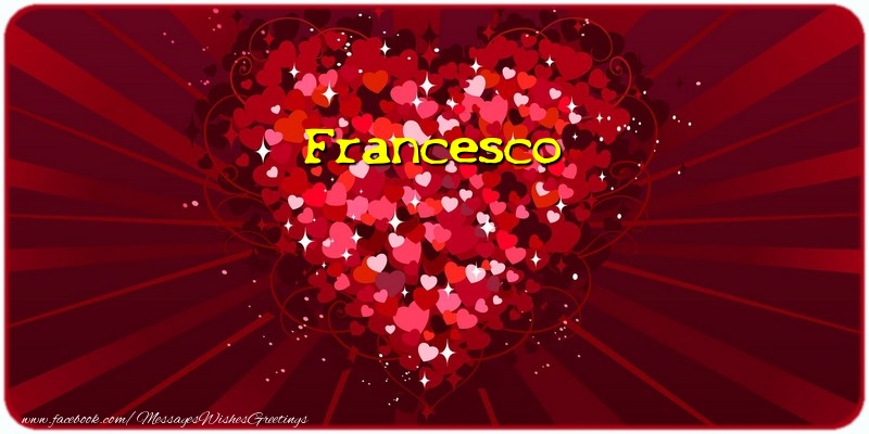 Greetings Cards for Love - Francesco