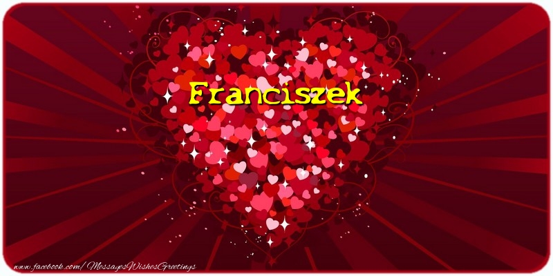 Greetings Cards for Love - Hearts | Franciszek