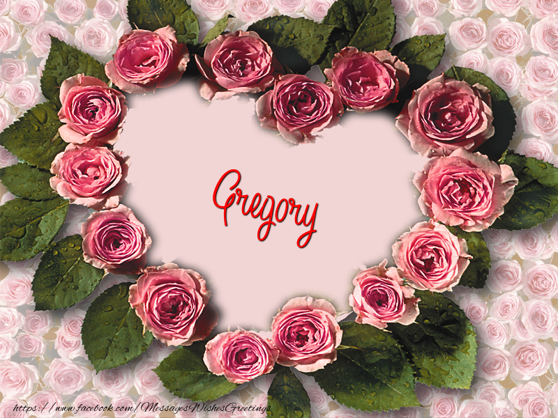 Greetings Cards for Love - Gregory