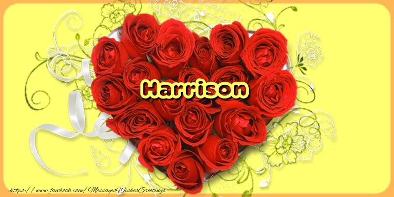 Greetings Cards for Love - Harrison