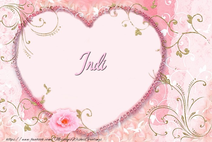 Greetings Cards for Love - Hearts | Indi