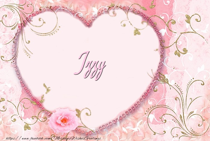 Greetings Cards for Love - Izzy