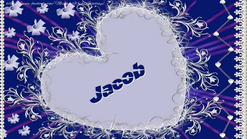 Greetings Cards for Love - Jacob