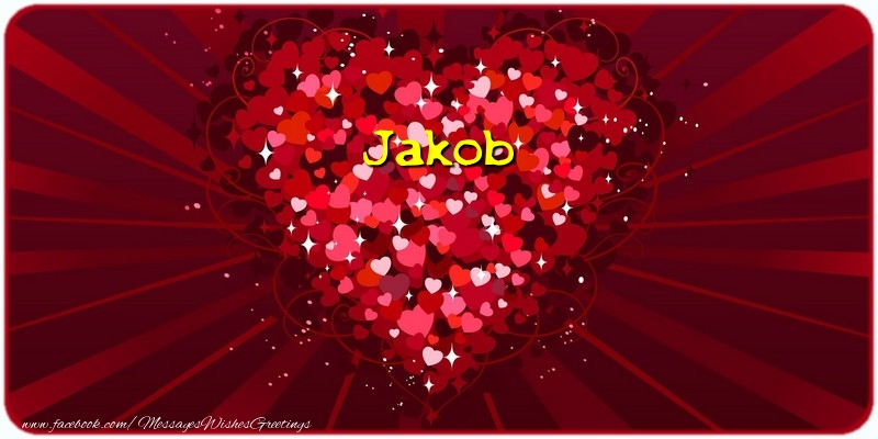 Greetings Cards for Love - Jakob