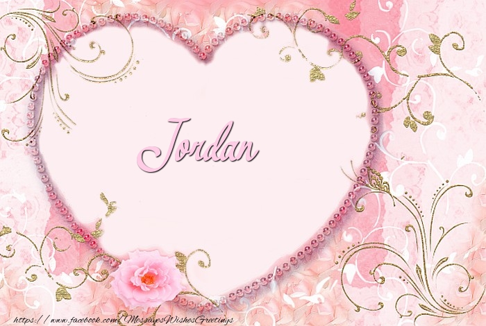 Greetings Cards for Love - Jordan
