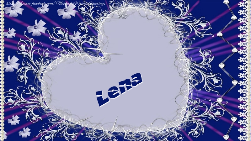 Greetings Cards for Love - Lena