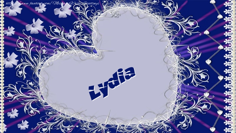 Greetings Cards for Love - Lydia