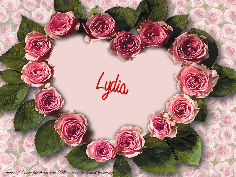 Greetings Cards for Love - Lydia