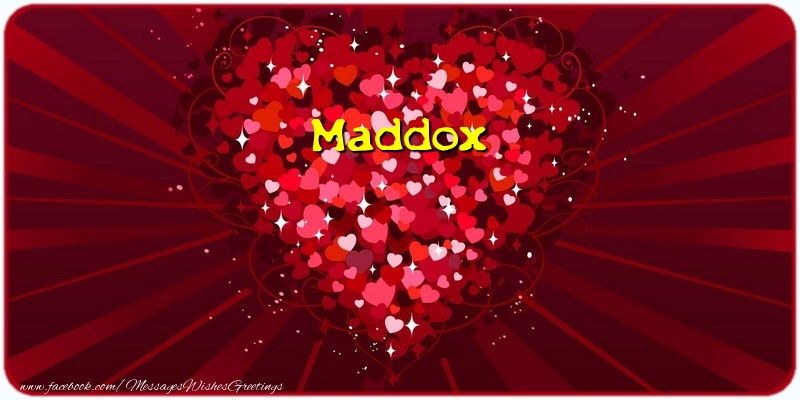 Greetings Cards for Love - Hearts | Maddox