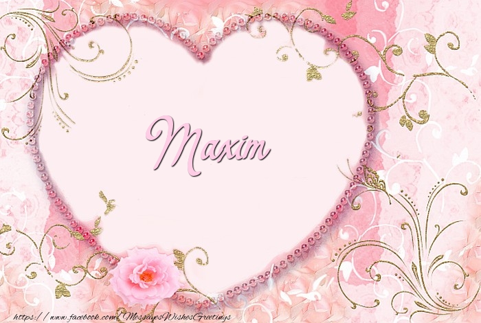 Greetings Cards for Love - Hearts | Maxim