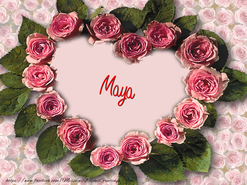 Greetings Cards for Love - Maya