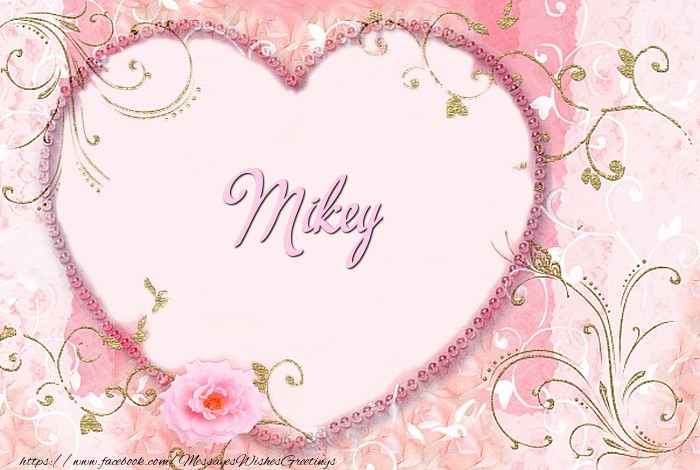 Greetings Cards for Love - Mikey