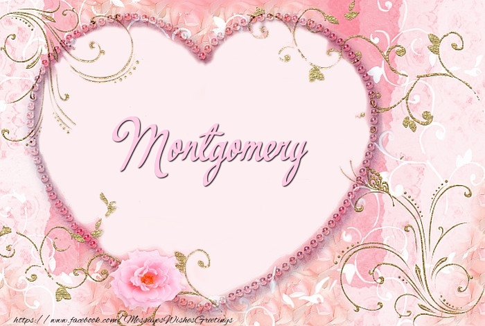 Greetings Cards for Love - Montgomery