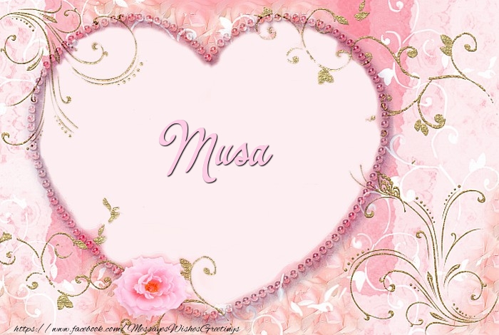 Greetings Cards for Love - Musa