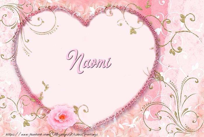 Greetings Cards for Love - Naomi