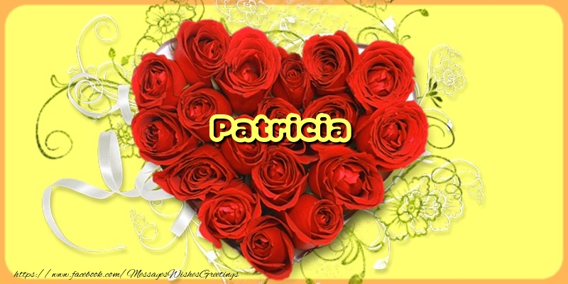 Greetings Cards for Love - Patricia