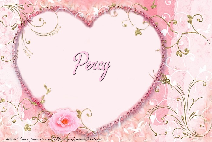 Greetings Cards for Love - Percy