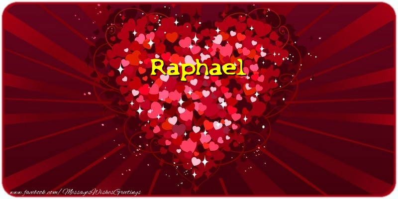 Greetings Cards for Love - Raphael