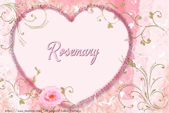 Greetings Cards for Love - Hearts | Rosemary