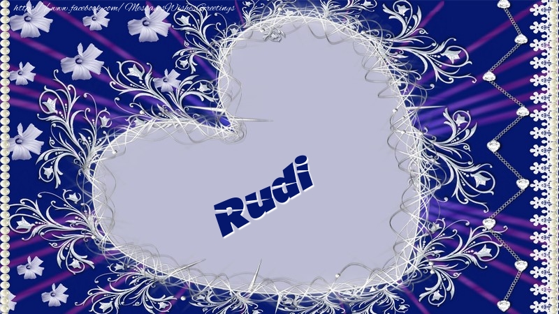 Greetings Cards for Love - Rudi