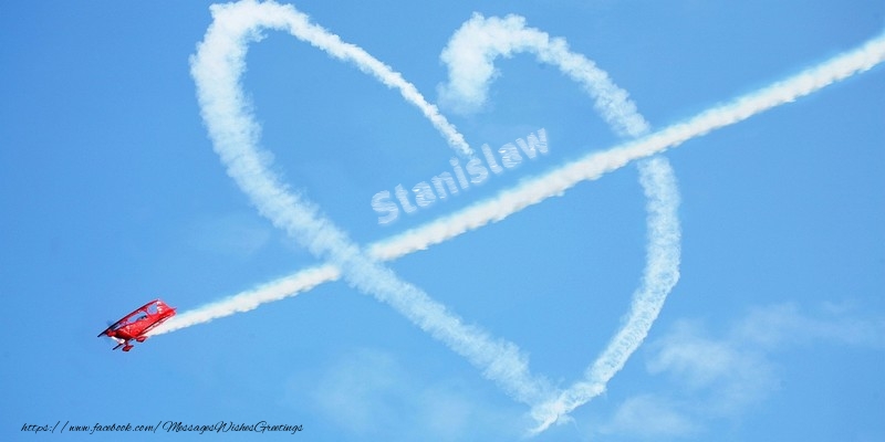 Greetings Cards for Love - Stanislaw