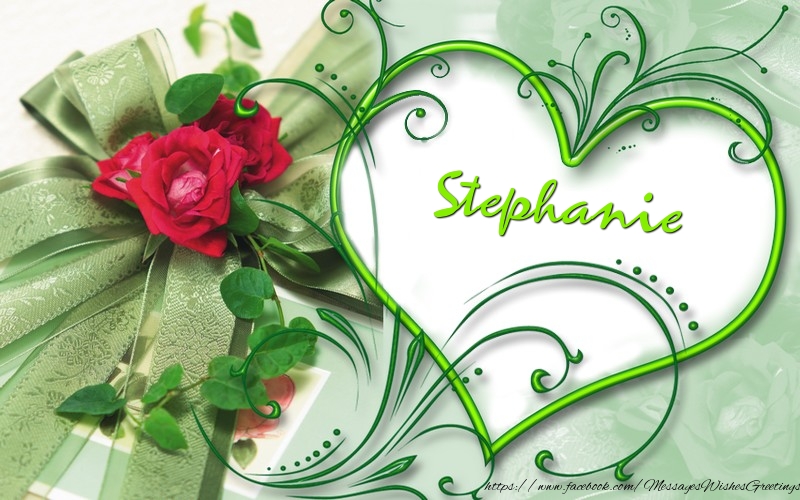 Greetings Cards for Love - Stephanie