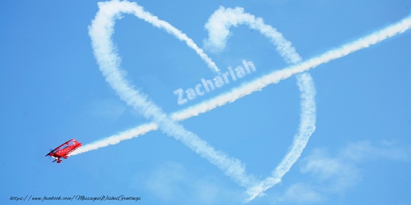 Greetings Cards for Love - Zachariah