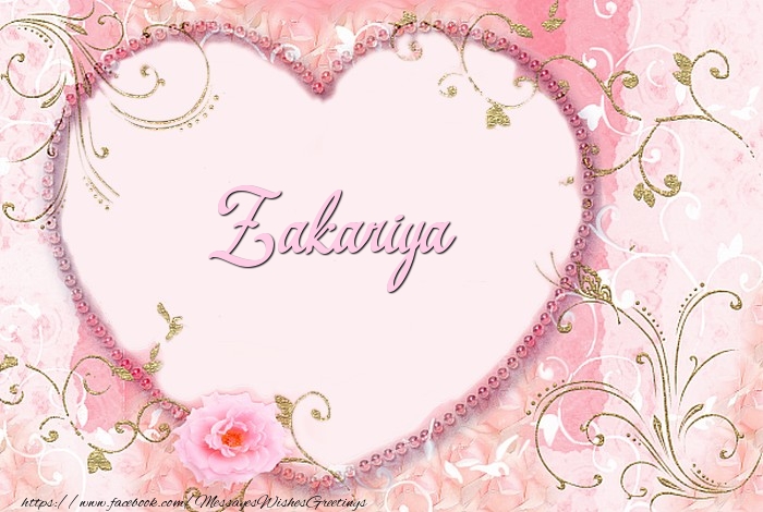 Greetings Cards for Love - Zakariya