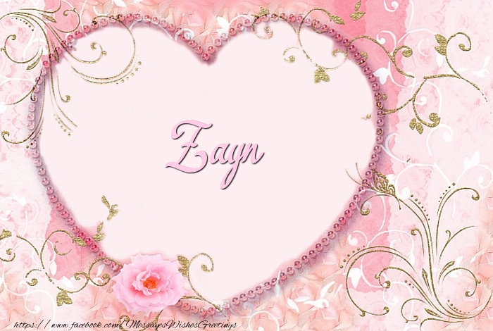 Greetings Cards for Love - Zayn