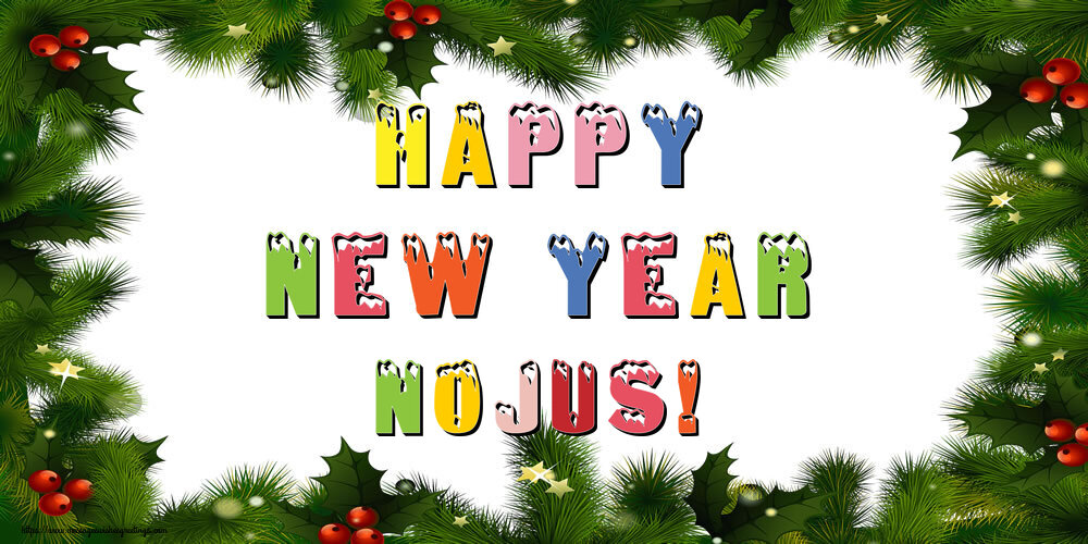 Greetings Cards for New Year - Happy New Year Nojus!