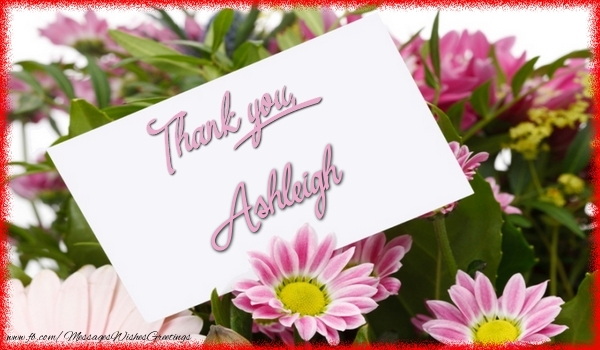  Greetings Cards Thank you - Flowers | Thank you, Ashleigh