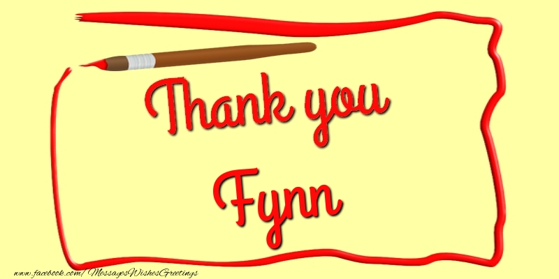 Greetings Cards Thank you - Thank you, Fynn