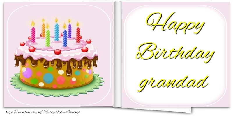 Greetings Cards for Birthday for Grandfather - Happy Birthday grandad