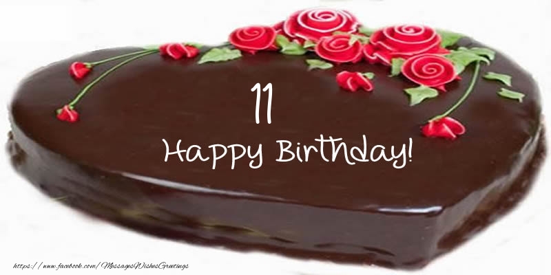 11 years Happy Birthday! Cake