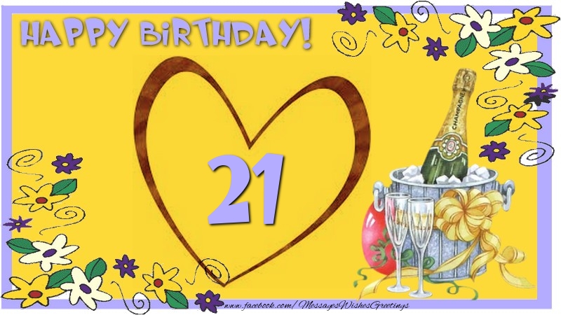 Happy Birthday 21 years