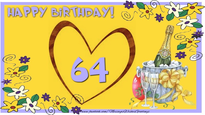 Happy Birthday 64 years