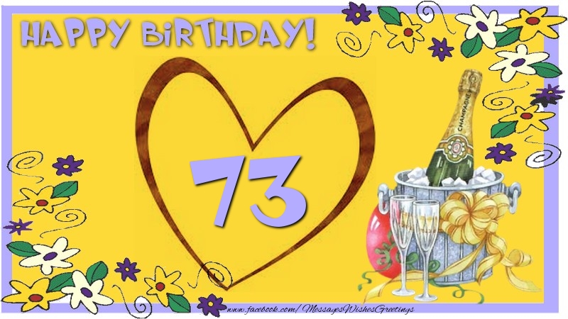 Happy Birthday 73 years