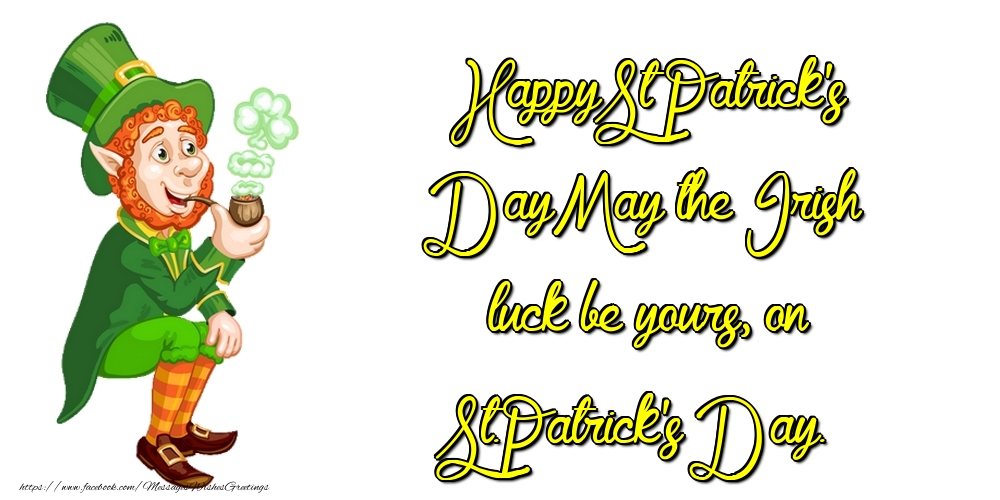Greetings Cards for Saint Patrick's Day - Happy St Patrick's Day - messageswishesgreetings.com