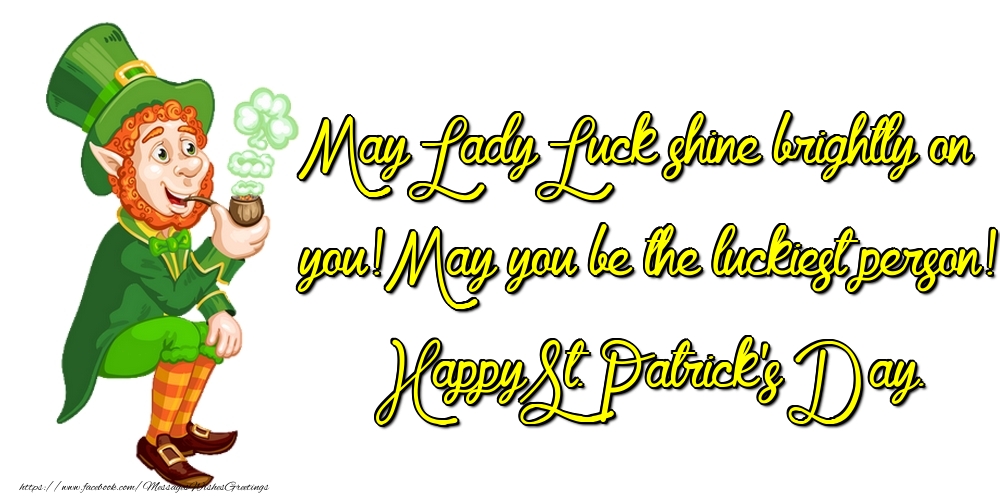 Happy St. Patrick's Day.