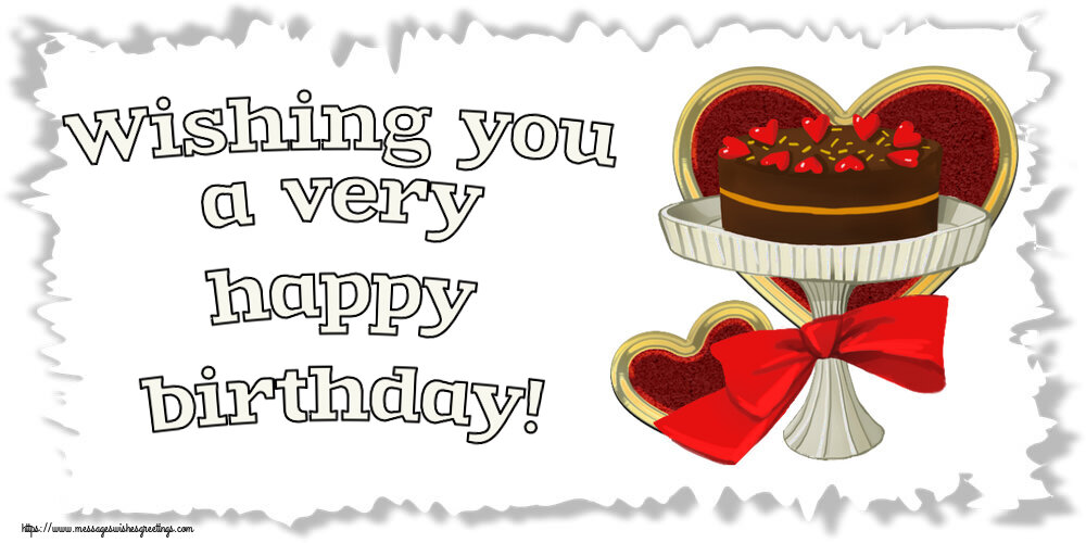 Greetings Cards for Birthday - Wishing you a very happy birthday! - messageswishesgreetings.com