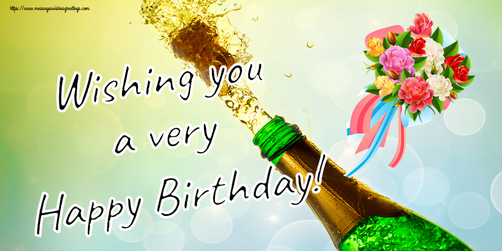 Wishing you a very Happy Birthday!
